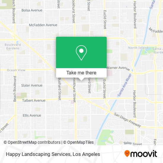 Happy Landscaping Services map