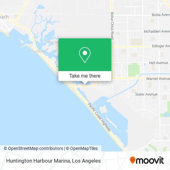 Huntington Harbour Marina map