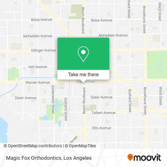 Magic Fox Orthodontics map