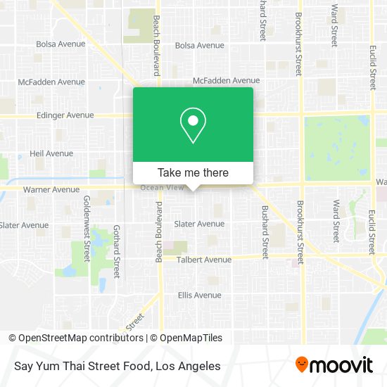 Say Yum Thai Street Food map