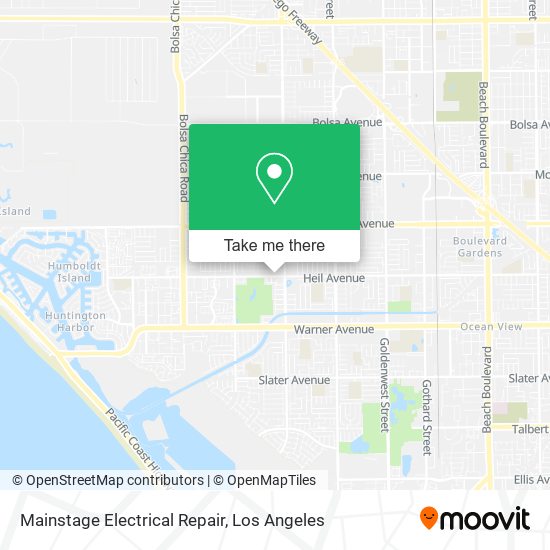 Mainstage Electrical Repair map