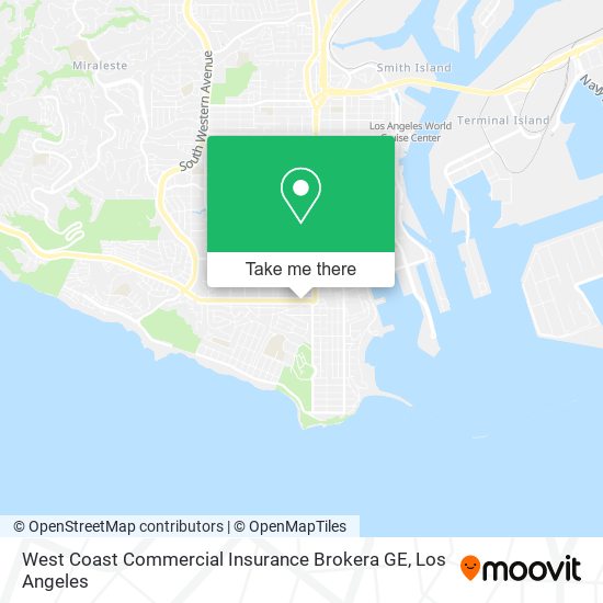 West Coast Commercial Insurance Brokera GE map