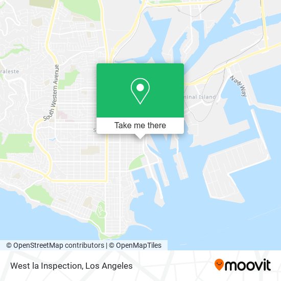 Mapa de West la Inspection