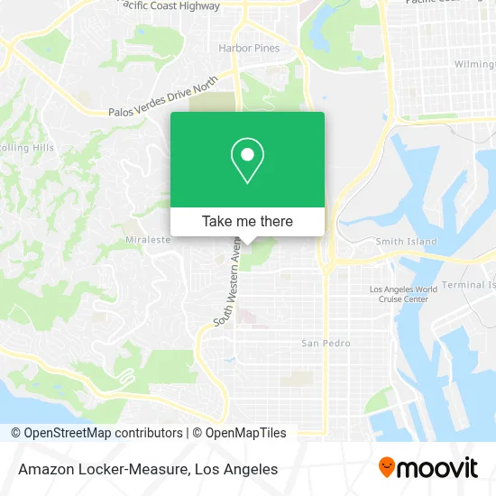 Amazon Locker-Measure map