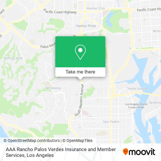 Mapa de AAA Rancho Palos Verdes Insurance and Member Services