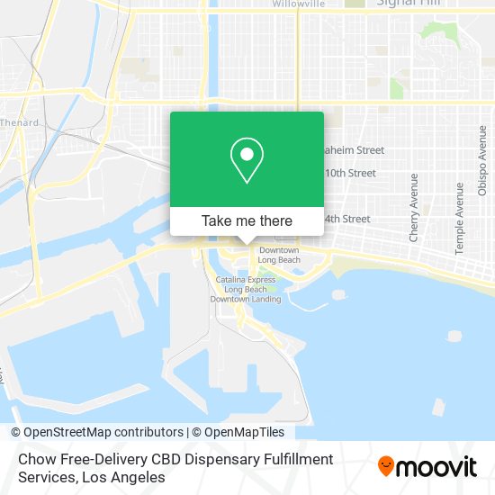 Chow Free-Delivery CBD Dispensary Fulfillment Services map