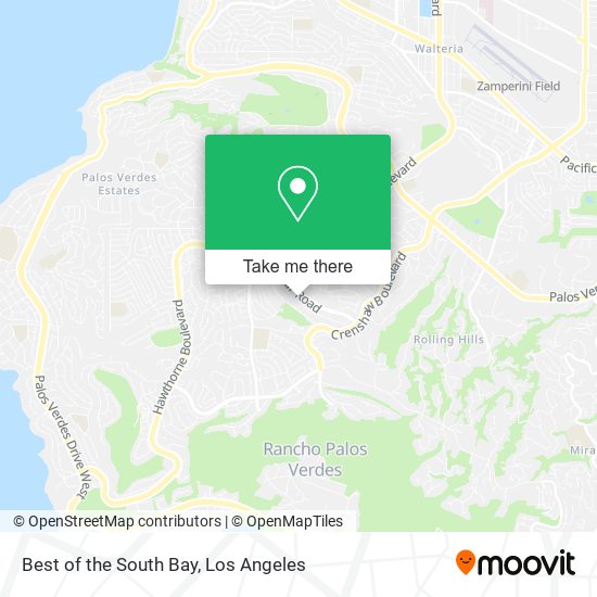 Mapa de Best of the South Bay