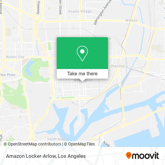 Mapa de Amazon Locker-Arlow