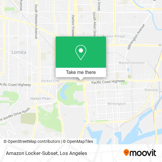 Mapa de Amazon Locker-Subset