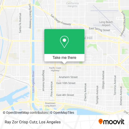Ray Zor Crisp Cutz map