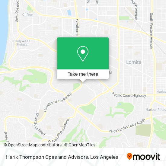 Harik Thompson Cpas and Advisors map