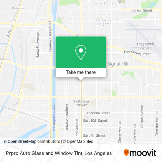 Mapa de Prpro Auto Glass and Window Tint