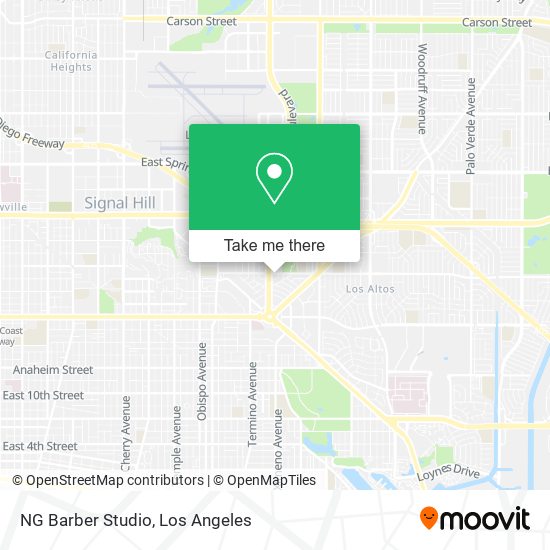 Mapa de NG Barber Studio