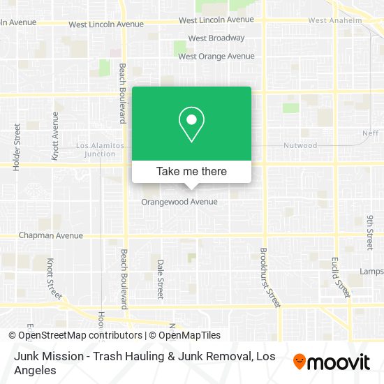 Mapa de Junk Mission - Trash Hauling & Junk Removal