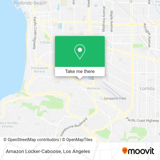 Amazon Locker-Caboose map