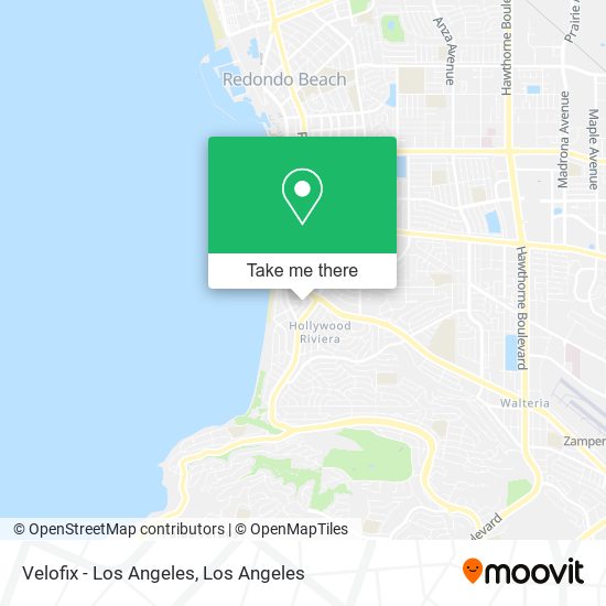 Mapa de Velofix - Los Angeles