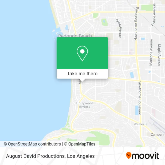 August David Productions map