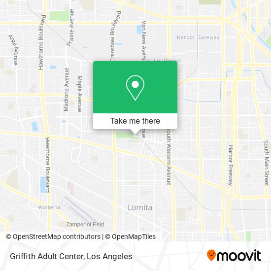 Griffith Adult Center map