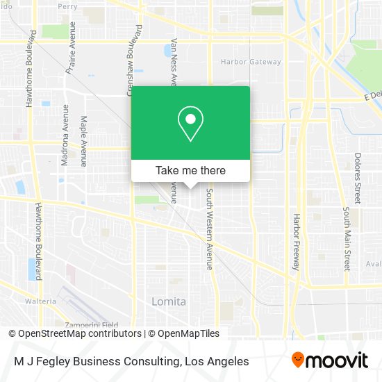 M J Fegley Business Consulting map