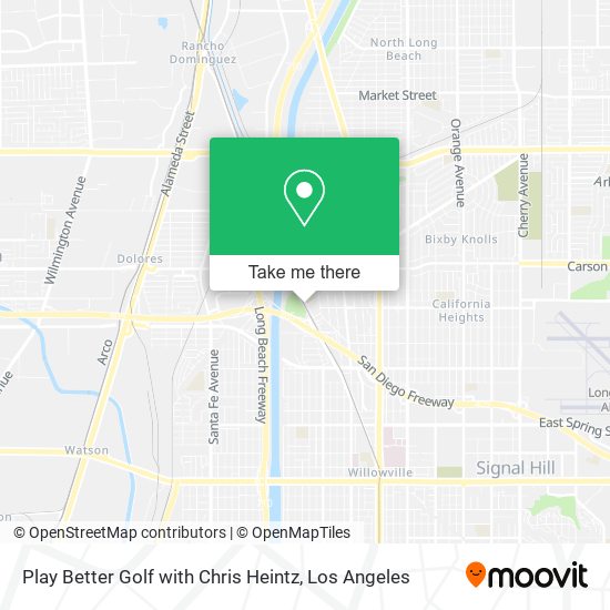 Play Better Golf with Chris Heintz map