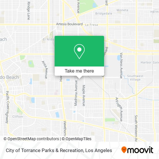 Mapa de City of Torrance Parks & Recreation