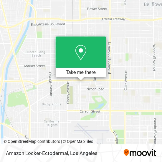 Mapa de Amazon Locker-Ectodermal