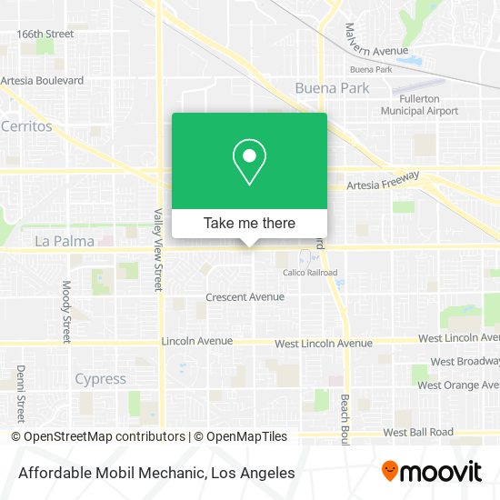 Affordable Mobil Mechanic map