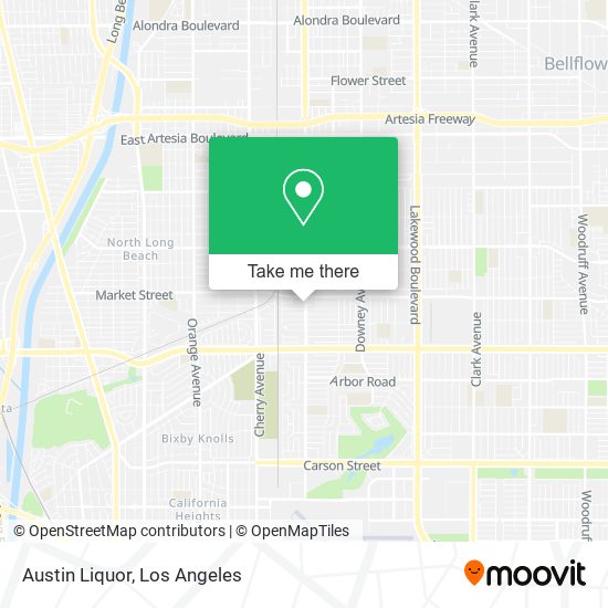 Mapa de Austin Liquor