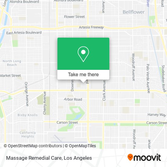Massage Remedial Care map