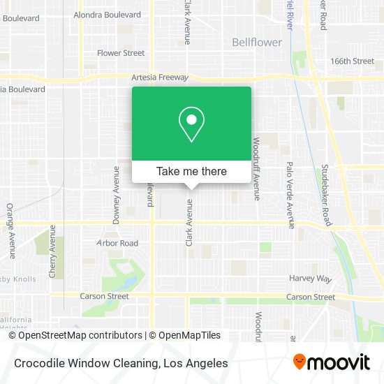 Crocodile Window Cleaning map