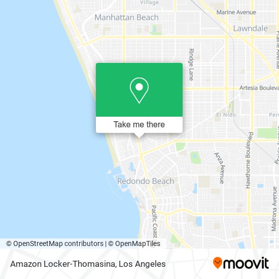 Mapa de Amazon Locker-Thomasina