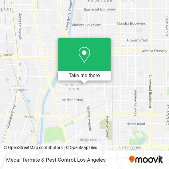 Mecaf Termite & Pest Control map