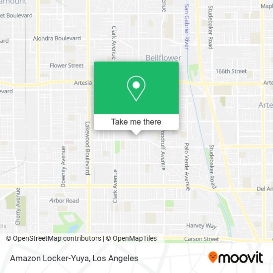 Amazon Locker-Yuya map