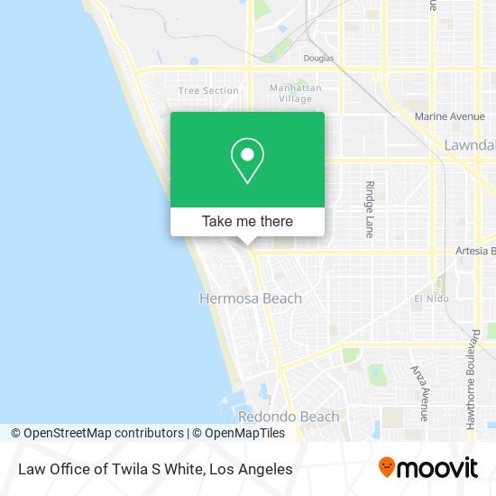 Law Office of Twila S White map