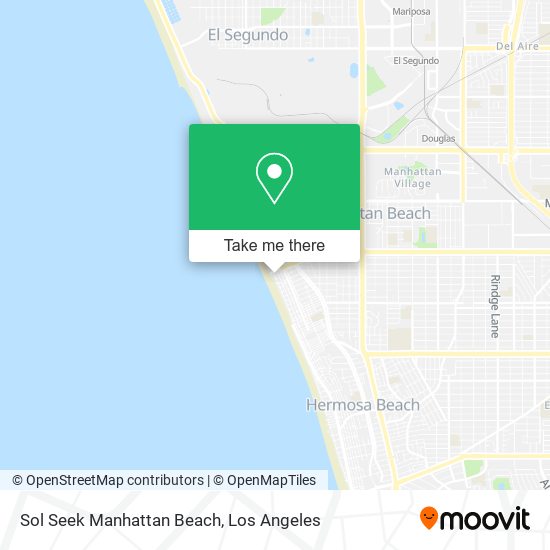 Mapa de Sol Seek Manhattan Beach