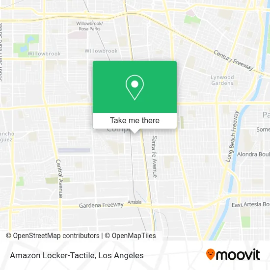 Amazon Locker-Tactile map