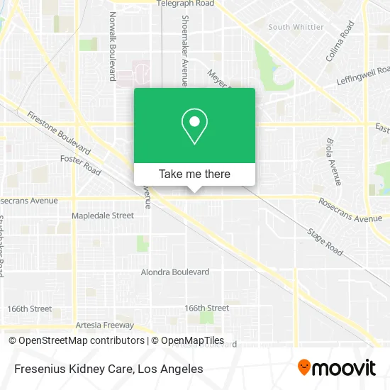 Fresenius Kidney Care map