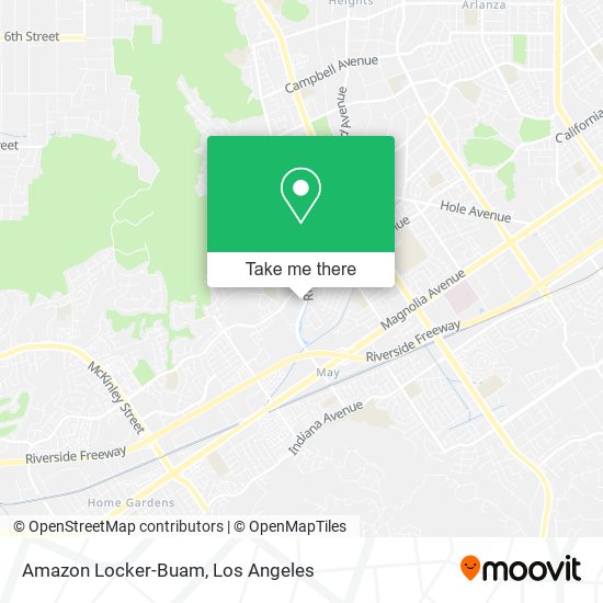 Mapa de Amazon Locker-Buam