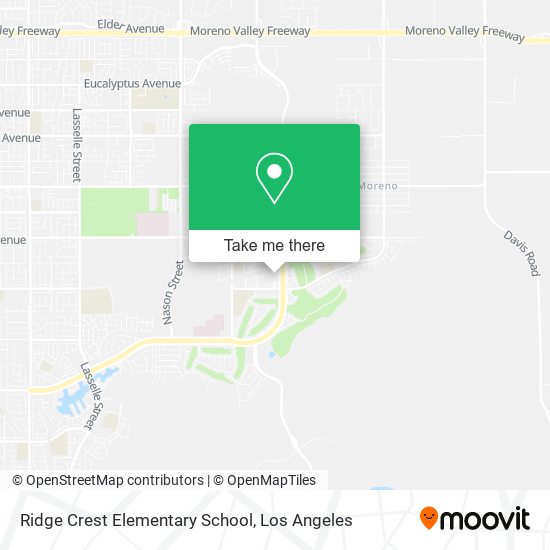 Ridge Crest Elementary School map