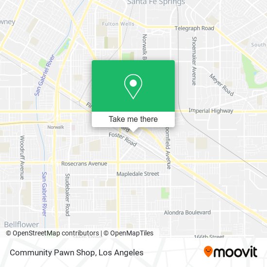 Mapa de Community Pawn Shop