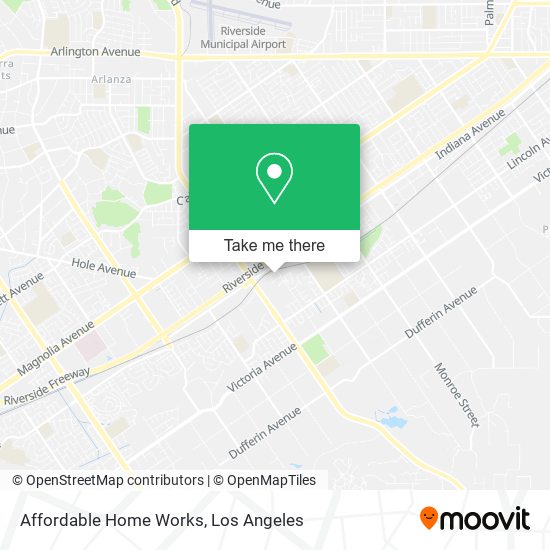 Affordable Home Works map