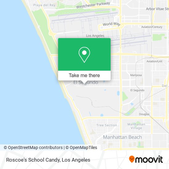 Roscoe's School Candy map