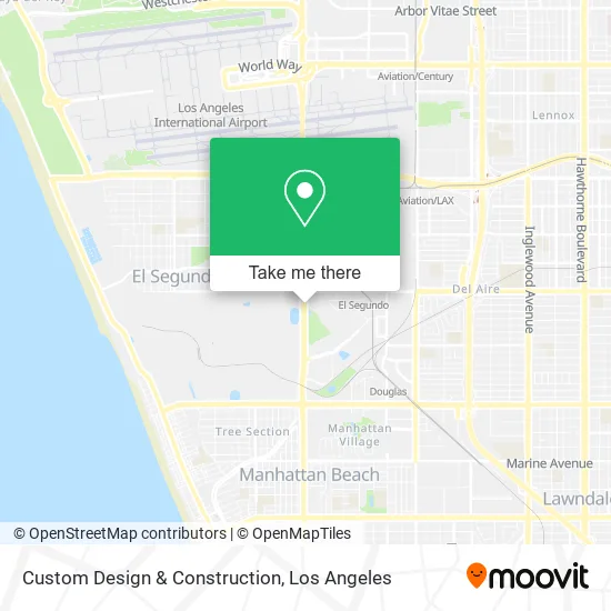 Custom Design & Construction map