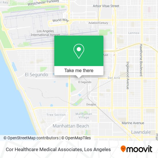 Mapa de Cor Healthcare Medical Associates