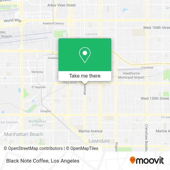 Black Note Coffee map