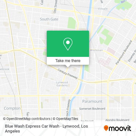 Blue Wash Express Car Wash - Lynwood map