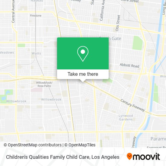 Mapa de Children's Qualities Family Child Care