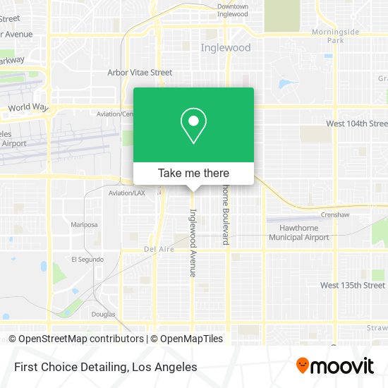 First Choice Detailing map
