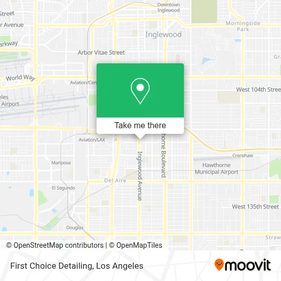 First Choice Detailing map