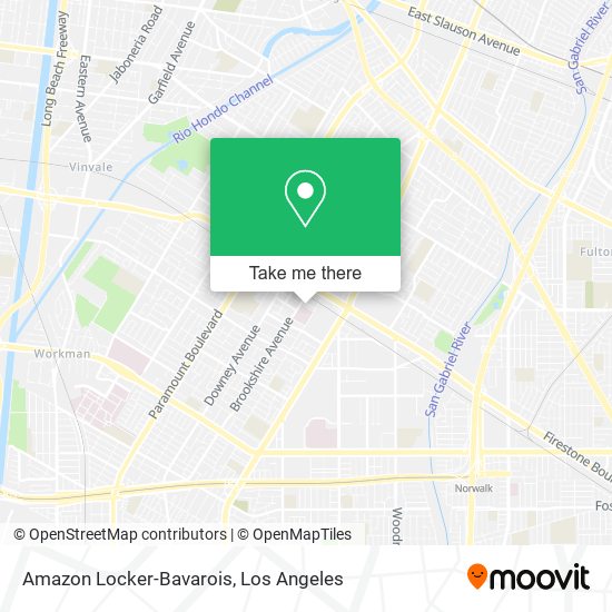 Mapa de Amazon Locker-Bavarois